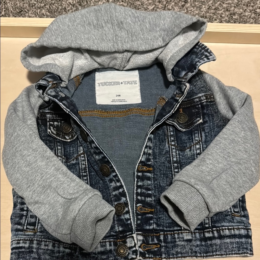 Tucker + Tate Kids Denim and Gray Jacket